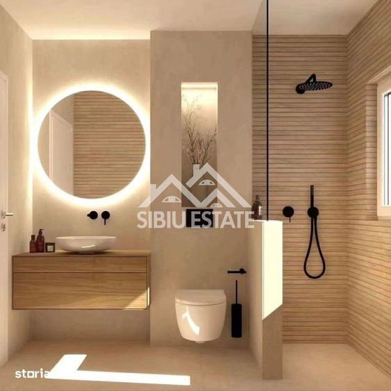 Casa 4 camere, 2 bai, curte si terasa Sibiu Calea Cisnadiei - 9