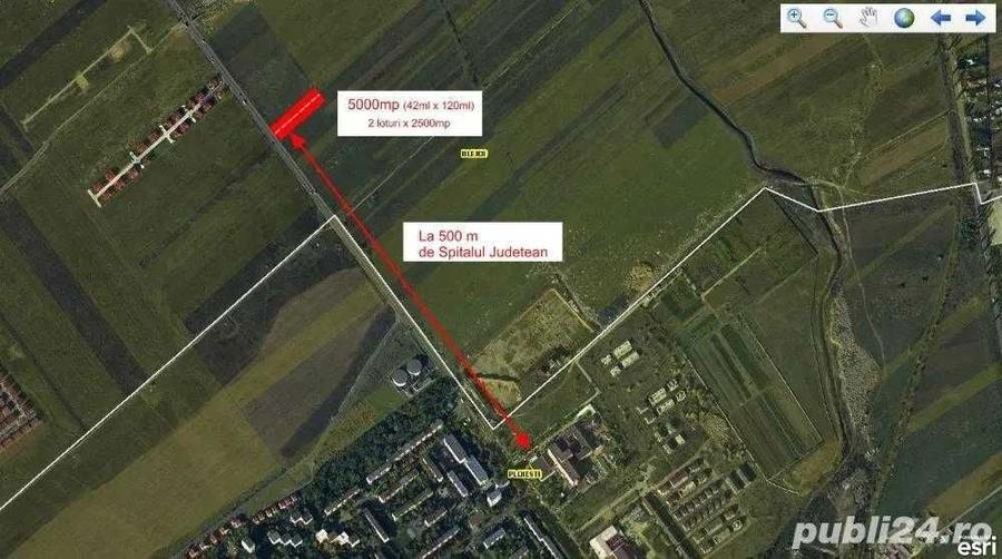 *Teren intravilan 5000mp-zona Spitalul Judetean Ploiesti* - 2