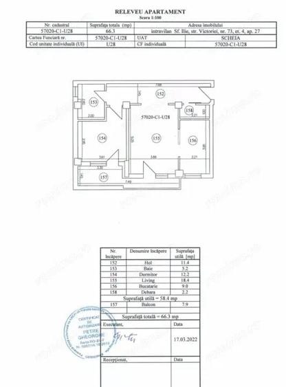 Apartament 2 camere , 66mp , zona Obcini - 3