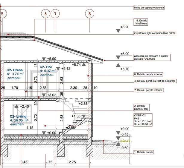 Sacalaz - Duplex(P+E) - Su:120mp - 3  minute de Timisoara - 11