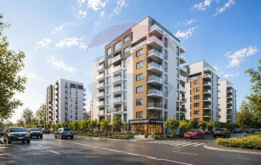 Apartament luminos si generos cu 3 camere Sisesti - Metrou Straulesti - 1