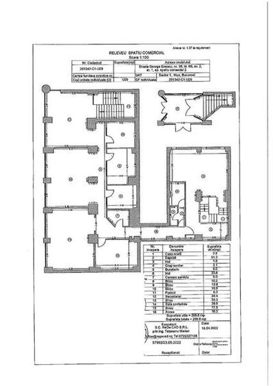 Spatiu comercial de inchiriat in zona Magheru - 339 mp - 2