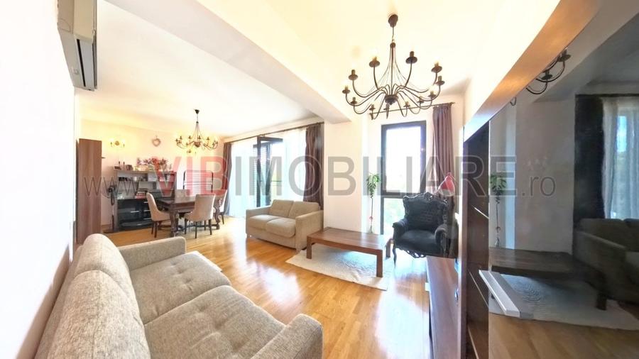 Apartament cu 3 camere semidecomandat, mobilat în Kiseleff
