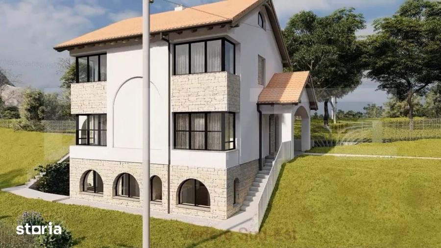 Casă cu 8 camere cu Teren 2450 Mp în Almașu Mare