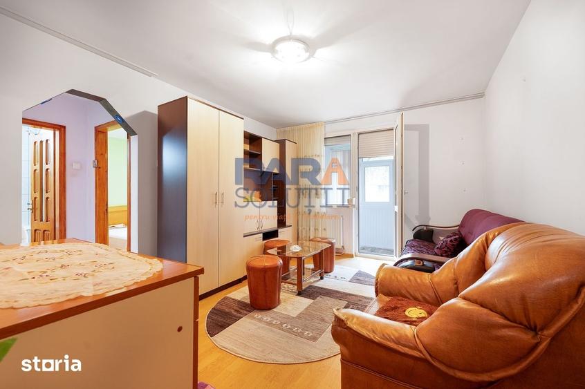 Apartament cu 2 camere semidecomandat, mobilat în Central