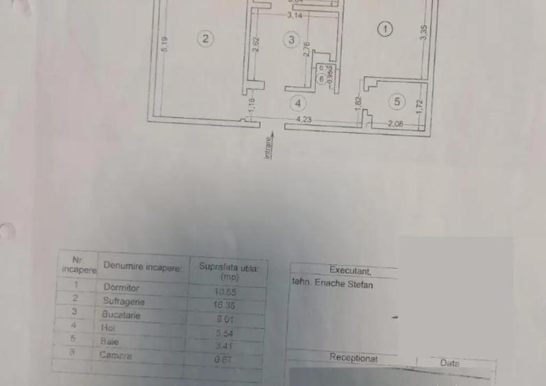 Km 5, decomandat, 2 camere, etaj 3, mobilat, gaze, vanzari Constanta, - 2