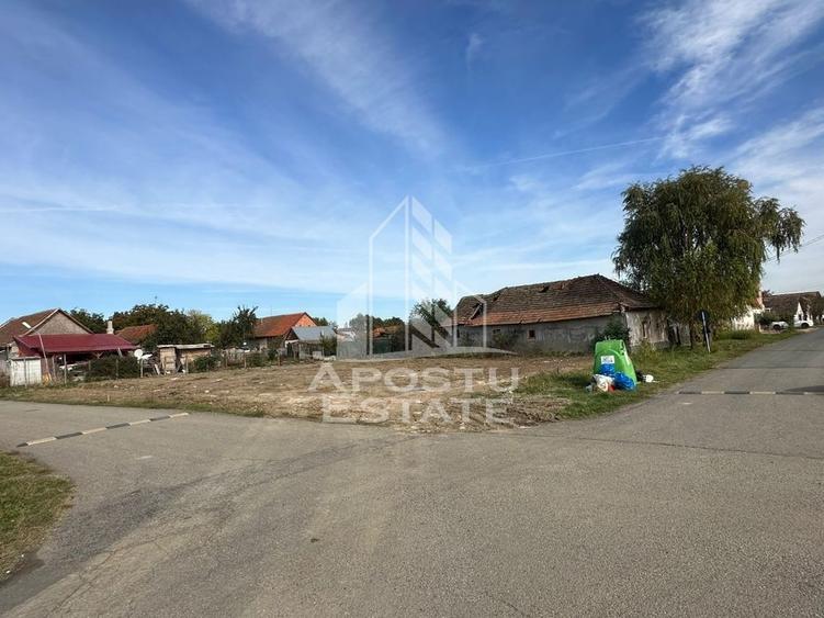 Teren intravilan, pozitionare excelenta, 2 fronturi stradale, Sacalaz! - 6