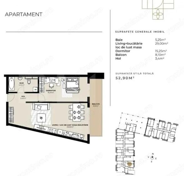 OPORTUNITATE ! Apartamente 2 camere, la cel mai mic pret din Cluj Napoca! - 3