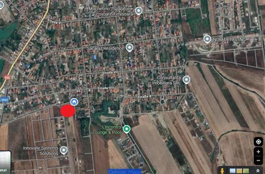 De vanzare o parcela in in Sacalaz, langa vatra satului , intre case , utilitati incluse, 33900 euro - 1