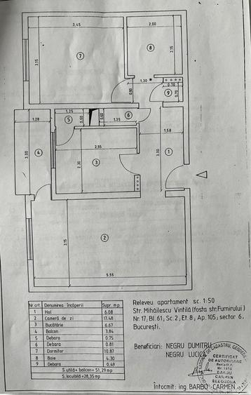COMISION 0% - Apartament 2 camere Crangasi  I 7 minute Metrou I Constructorilor - 7