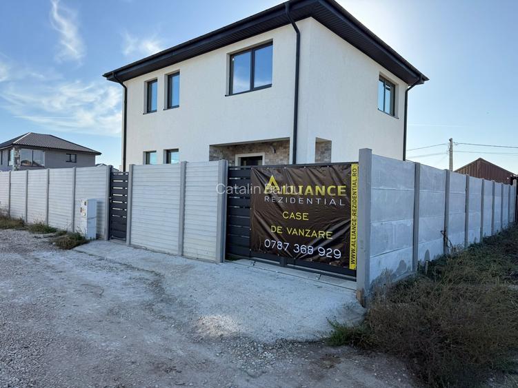 <Casa individuala cu pompa de caldura P+1E> 4 camere 2 bai 280 mp teren