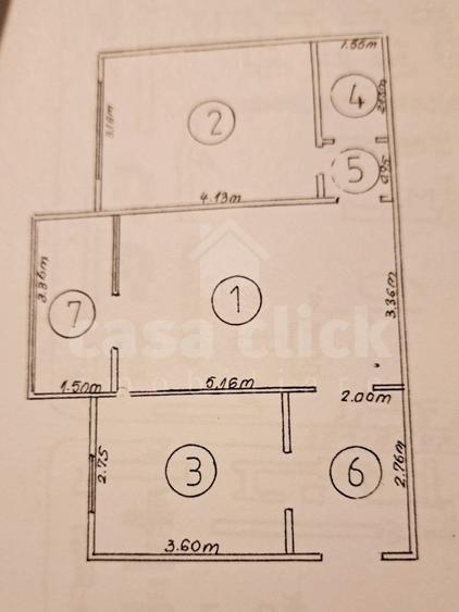 Apartament 2 camere Micro 19, etaj 3, centrala termica - 12