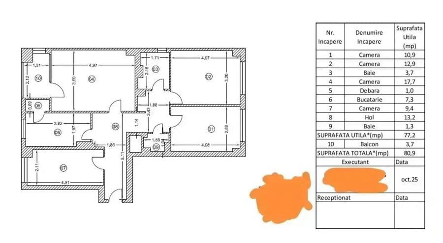 Apartament Deosebit 4 Camere Dorobanti I Comision 0 - 15