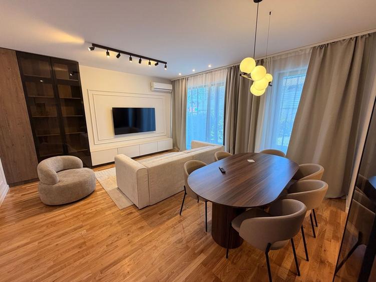 Apartament 3 camere Straulesti Curte proprie 90mp Mobilat si utilat - 1