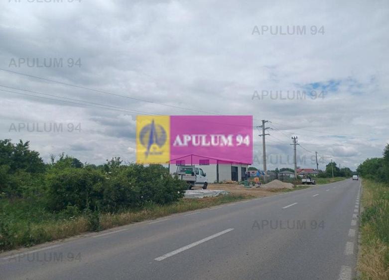 Săbăreni, teren 1900 mp, stradal, hală depozitare, productie, comert - 2