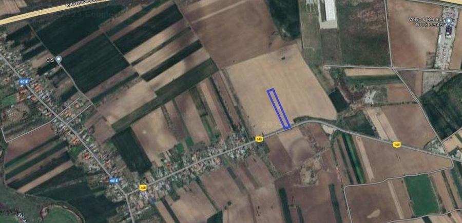 Vanzare teren 5.000 mp, stradal, DC 148 Bolintin Deal - Poenari - 1