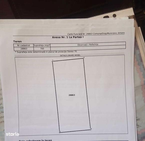 Vand teren intravilan Amara drumul fermei - 1