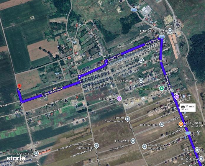 Teren 60 Euro/mp - 4 parcele Rediu/Valea Lupului, platou Beldiman - 5