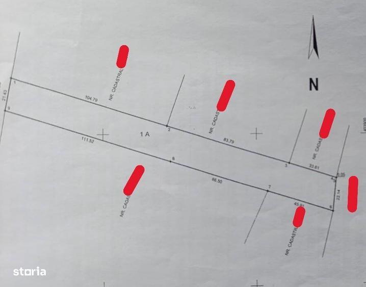Teren intravilan 4.797 mp Bujoreni (Lazaresti) zona Lic, P+2E - 4