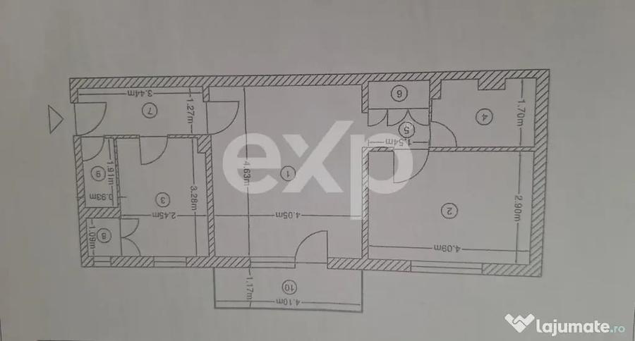 Apartament 2 camere spa?ios Prundu, 57,2 mp, etaj intermedi - 6