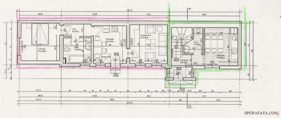   Apartament in Vila P+1, Eminescu - Mosilor - 110 mp.  curte + parcare + nemobilat - 9