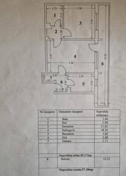 Tomis III -  City Mall - apartament 2 camere - 9
