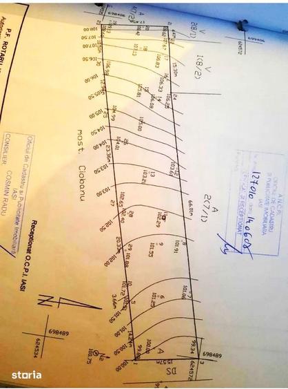 Teren 1363 mp, Intravilan cu utilitati in zona Bucium/Barnova - 1