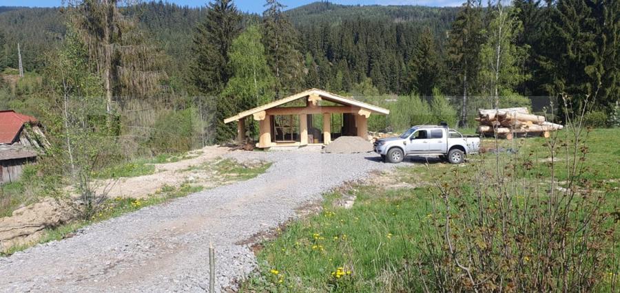 Casa moderna din lemn 3 camere, 60 mp, utilata, mobilata, - 1