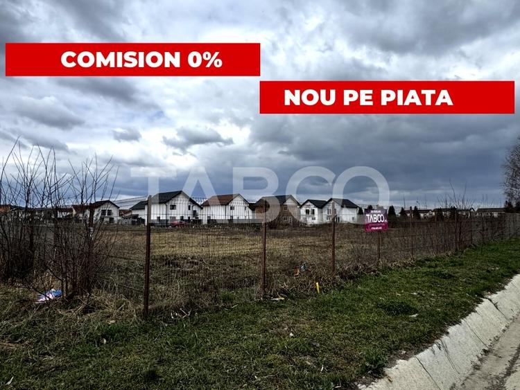 Teren intravilan de vanzare 825 mp cu PUZ si vedere la DN Sura Mica - 1