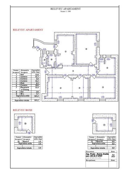 Apartament deosebit 3 camere (din 4) Natiunile Unite-Constitutiei - 13