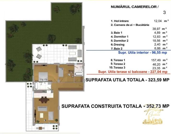 Apartament 3 camere cu terasa si gradina in bloc nou Luceafarul-Oradea - 27