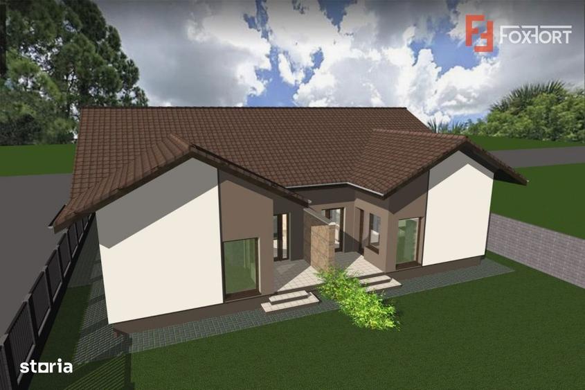 Teren intravilan pretabil constructii, autorizatie + fundatie, Giarmat - 1