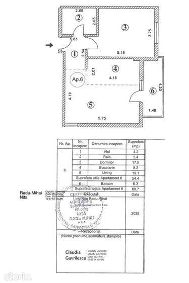 Apartament 2 camere 60,7 mp | 91.000 - 6