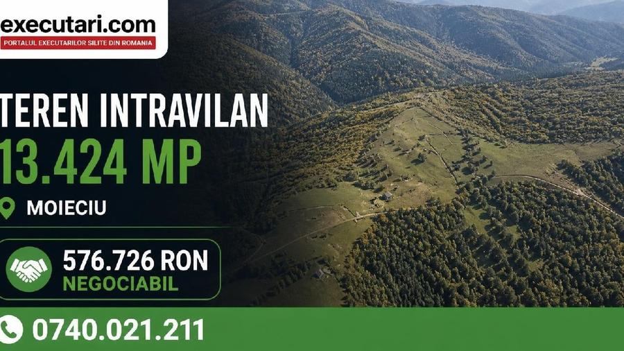 Teren Construcții intravilan de 13424 mp, în Bran