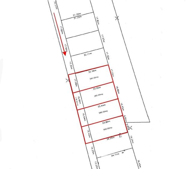 Teren de 678 mp, în Rediu