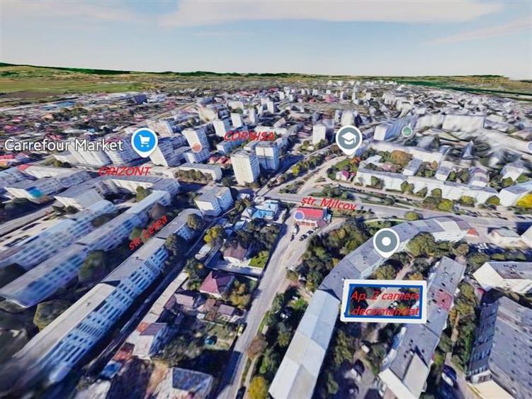 Apartament cu 2 camere decomandat în Orizont