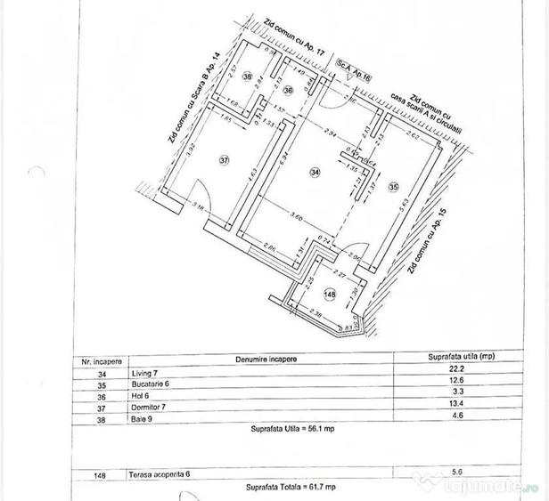 Apartament cu 2 camere decomandat în Tomis Nord