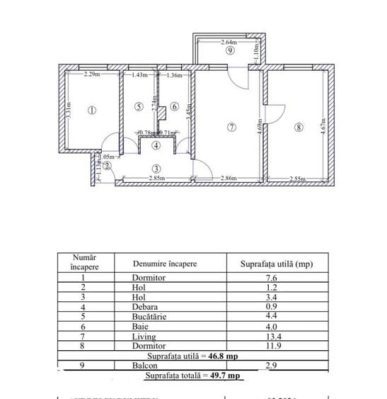 Doraly Mall Apartament 3 camere confort 2 - 14