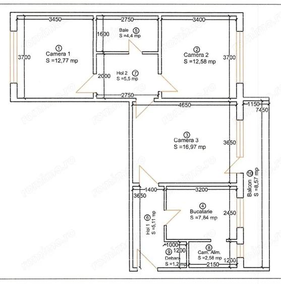 Direct de la proprietar - Apartament cu 3 camere pe Take Ionescu - 3