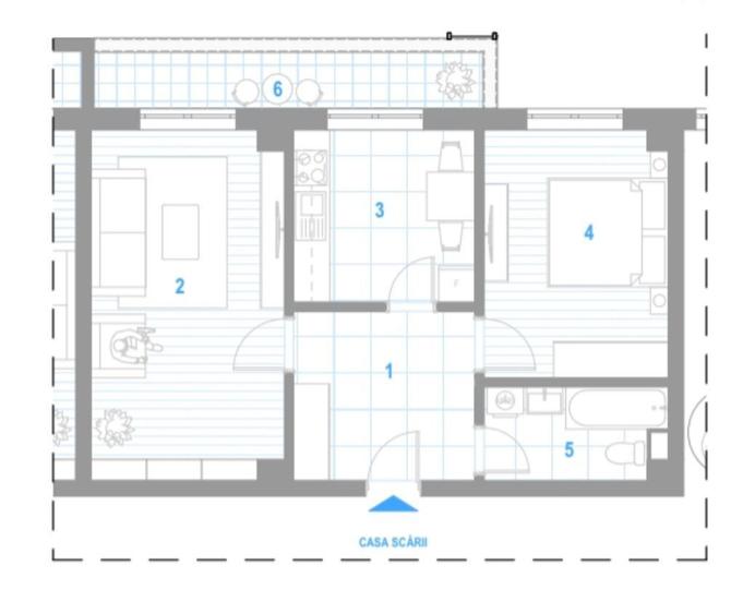 Apartament cu 2 camere, Bucium-Visan, etaj 2, 58mp, 85.000 euro - 6