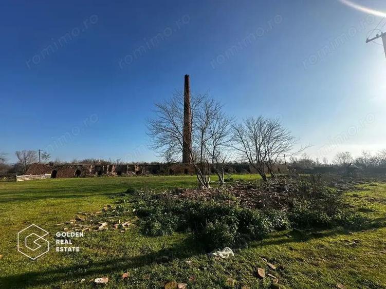 Teren intravilan 71.000mp, Barsa, Renumita Fabrica de caramida si casa 4 camere - 1