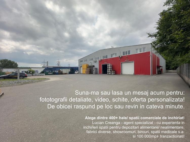 Hala/ showroom de la 300mp la 1796mp, eventual rafturi, zona Vama Iasi - 1