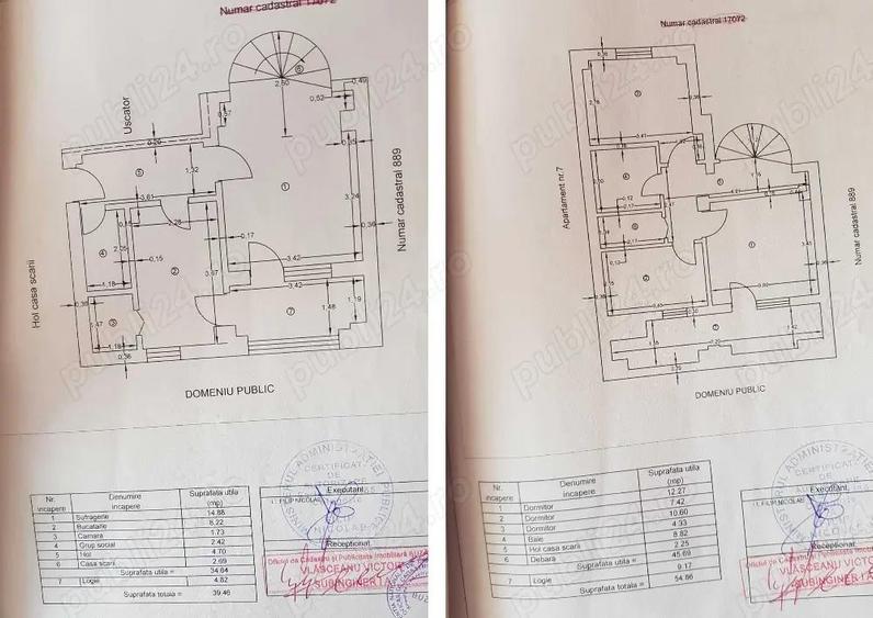 Apartament Ultracentral BUZAU , Strada Cuza Voda, 4 camere. , structura cu scara interioara - 4
