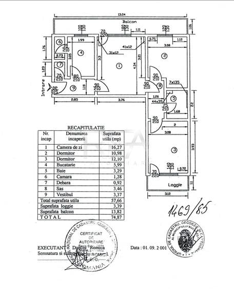3 Camere Giulești – Prunaru | 75 mp | 2 Balcoane | Etaj 4/8 | - 10