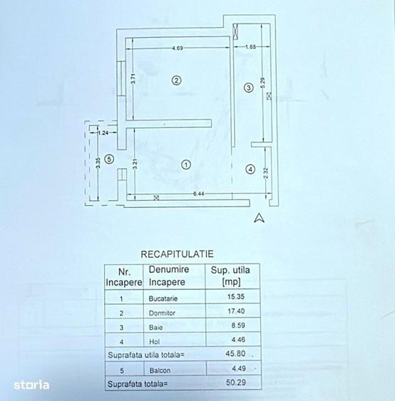 Apartament 1 camera 50 mp - 8
