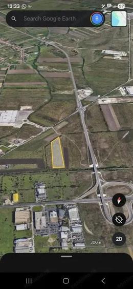 Aeroport - Teren industrial - S 1.5 ha - Utilitati la marginea parcelei - 1
