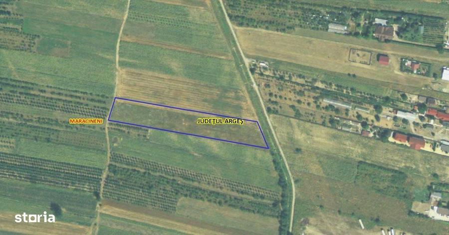 Teren intravilan 7.545 mp in ideal rezidential sau hale - 2