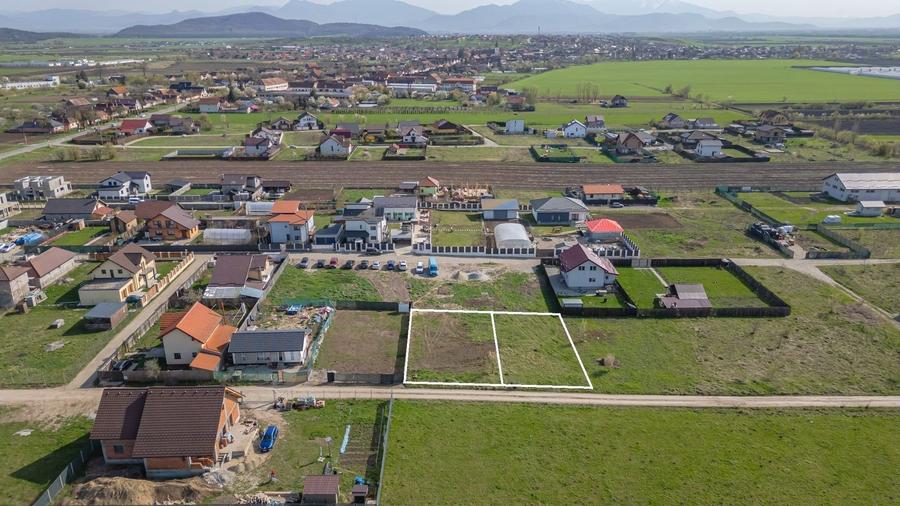 Teren 479 mp pentru construcții locuințe, Bod, utilități la stradă - 4