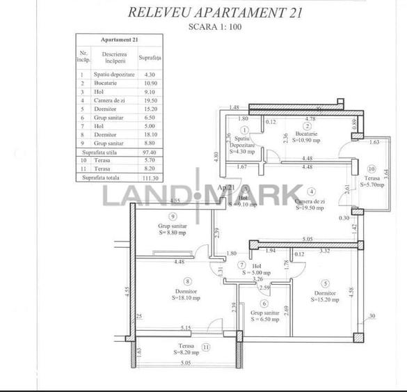 Apartament cu 3 camere decomandat în Dumbrăvița