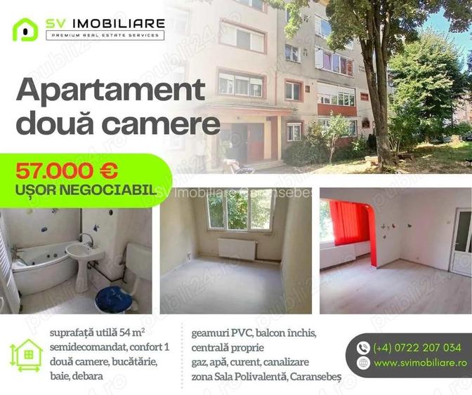 Apartament 2 camere etaj intermediar Apartament 2 camere etaj intermediar